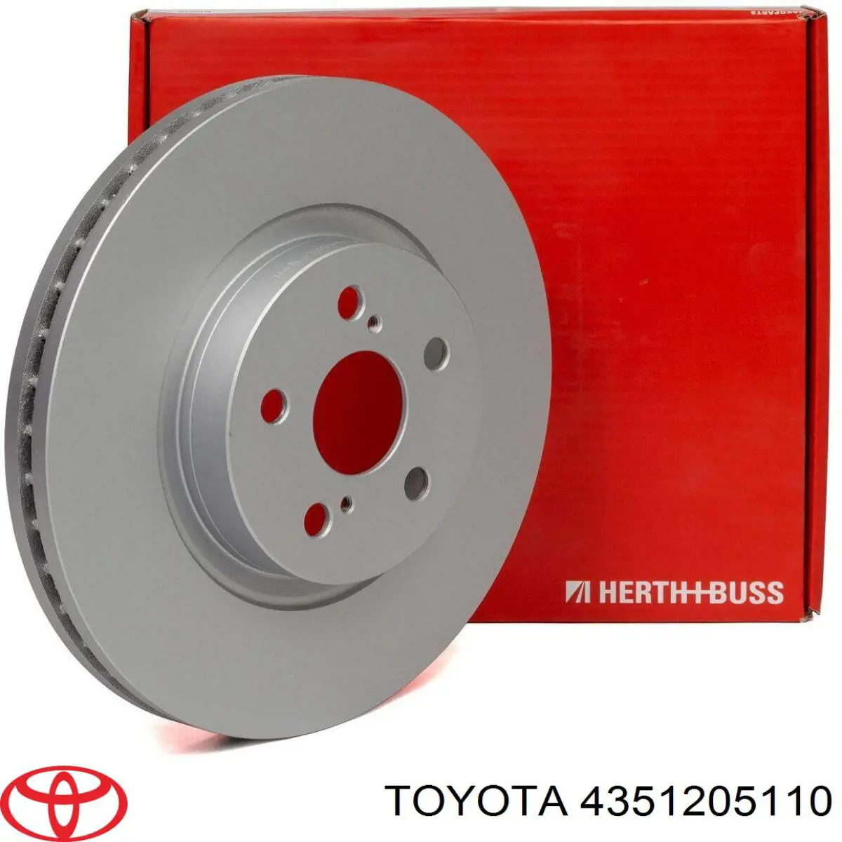4351205110 Toyota Гальмо дискове переднє