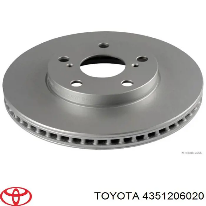 4351206020 Toyota диск гальмівний передній