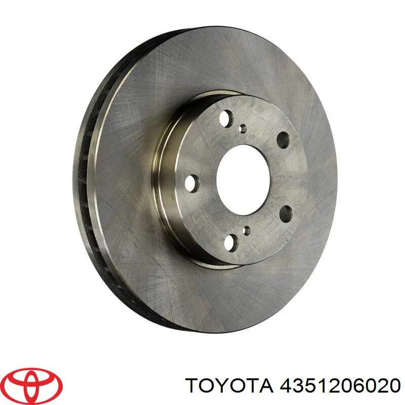 Диск переднього гальма Toyota 4351206020 ціна, від 39.46 USD