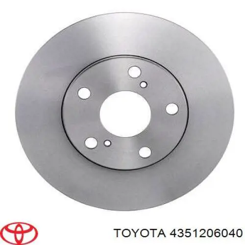 Купити 4351206040 Toyota Ротор гальмівний
