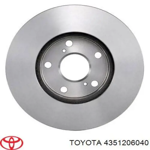 Гальмівні диски передні 4351206040 Toyota