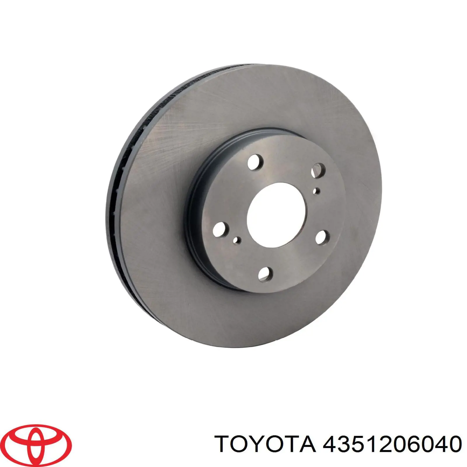 4351206040 Toyota Гальмо дискове переднє