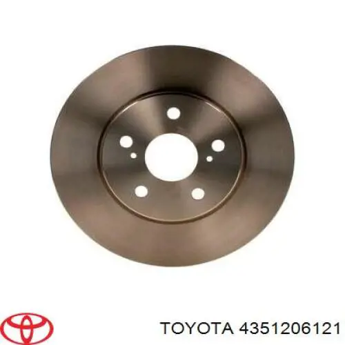 Диск гальмівний передній Toyota 4351206121