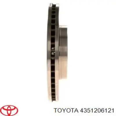 Диск переднього гальма Toyota 4351206121 ціна, від 46.19 USD