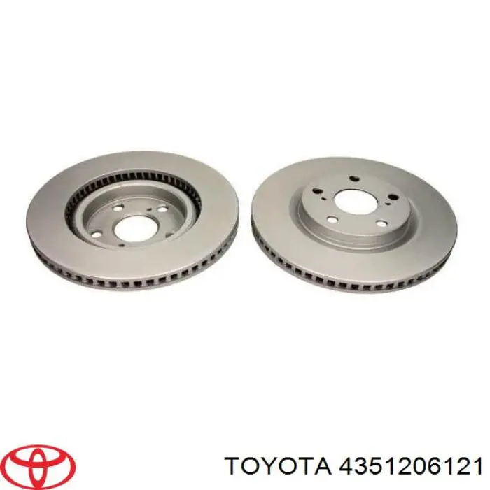 Диск переднього гальма Toyota 4351206121 ціна, від 46.19 USD
