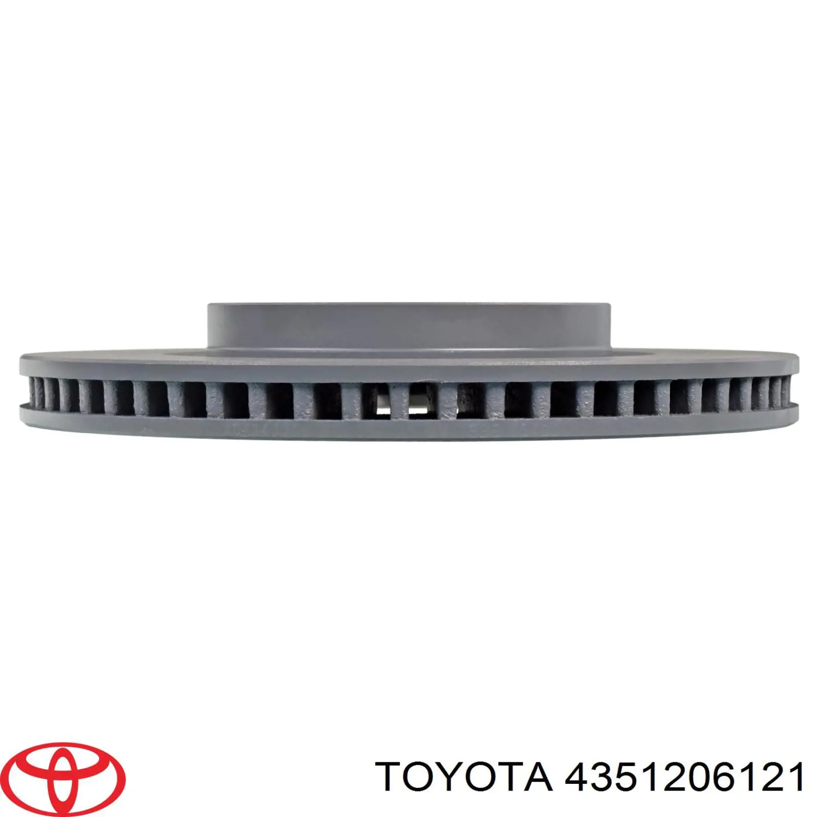 Гальмівні диски передні 4351206121 Toyota