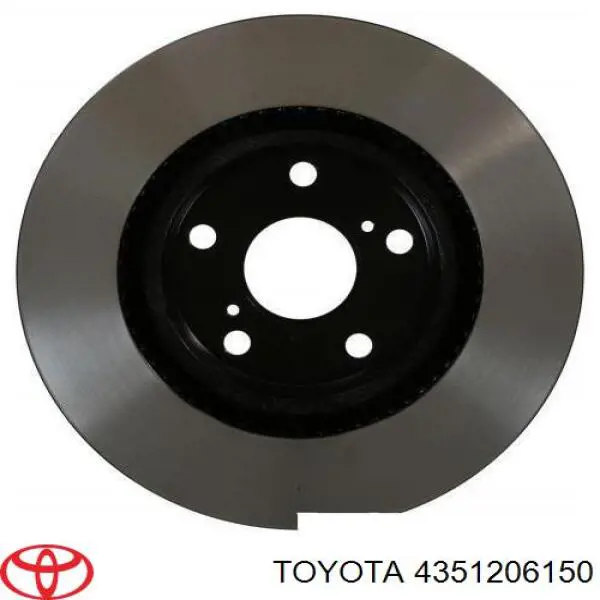 4351206150 Toyota Гальмо дискове переднє