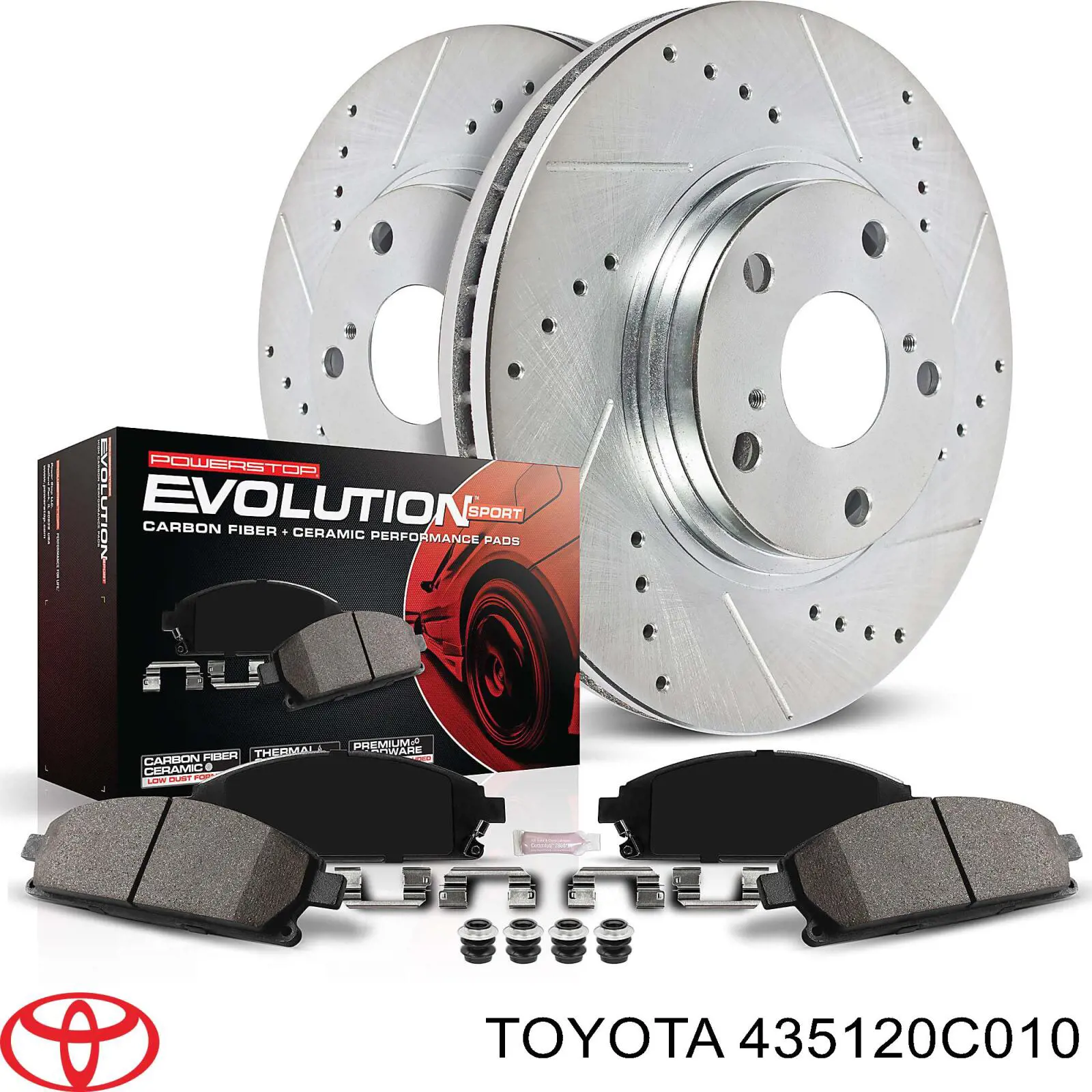 Гальмівні диски передні 435120C010 Toyota