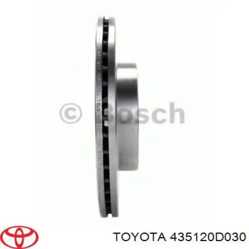Гальмівні диски передні 435120D030 Toyota