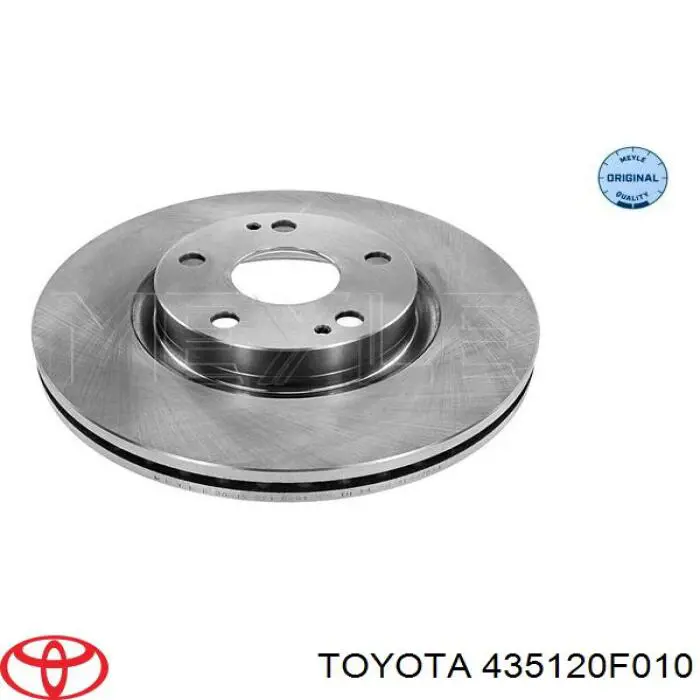 435120F010 Toyota диск гальмівний передній