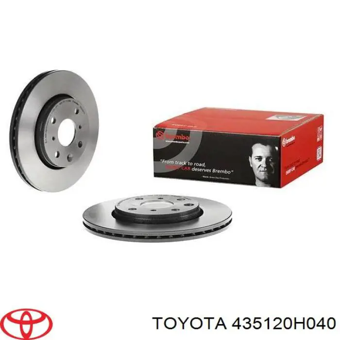 Диск переднього гальма Toyota 435120H040 ціна, від 30.87 USD