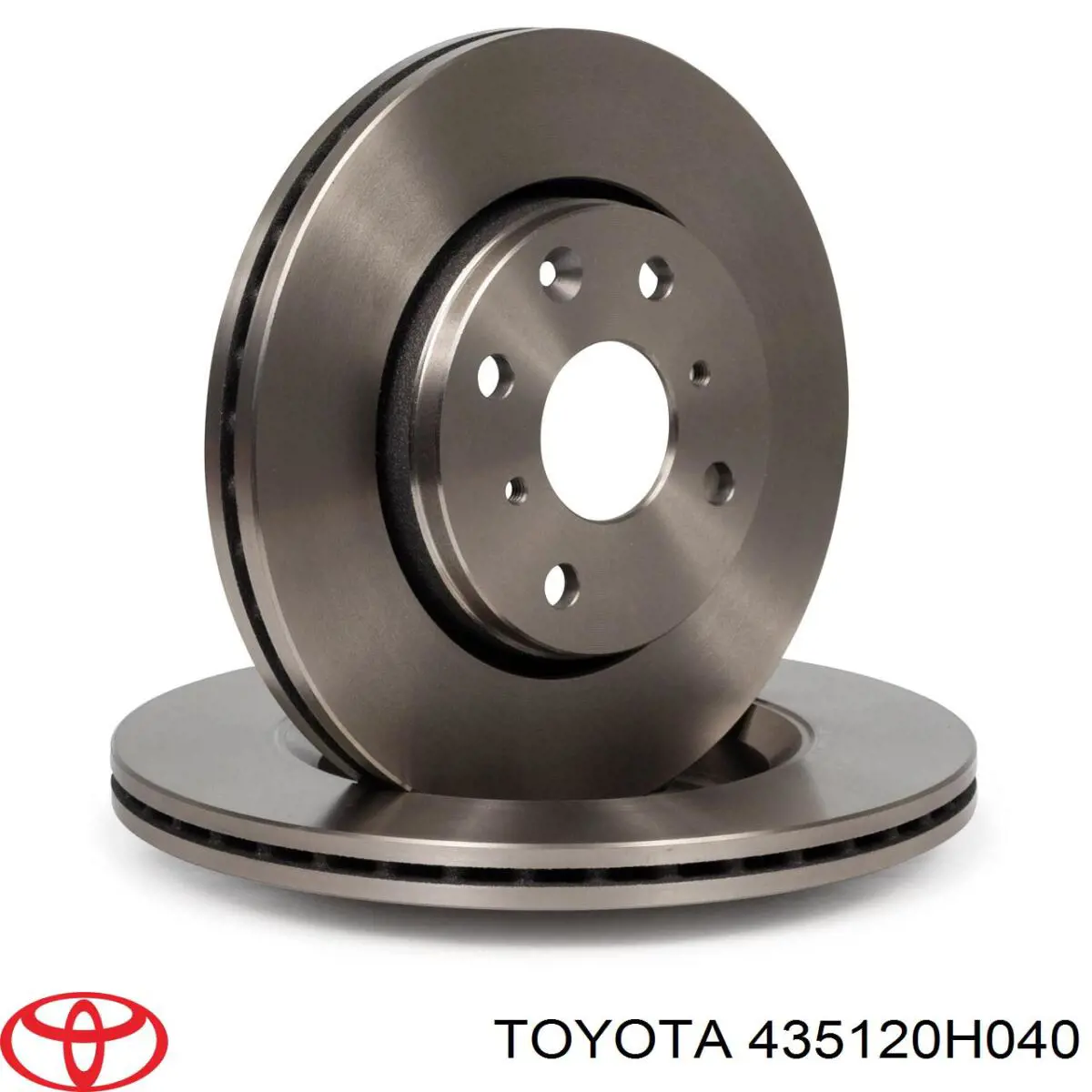 435120H040 Toyota Гальмо дискове переднє