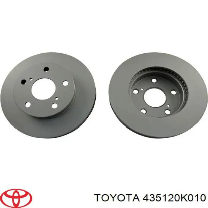 Диск переднього гальма Toyota 435120K010 ціна, від 34.19 USD