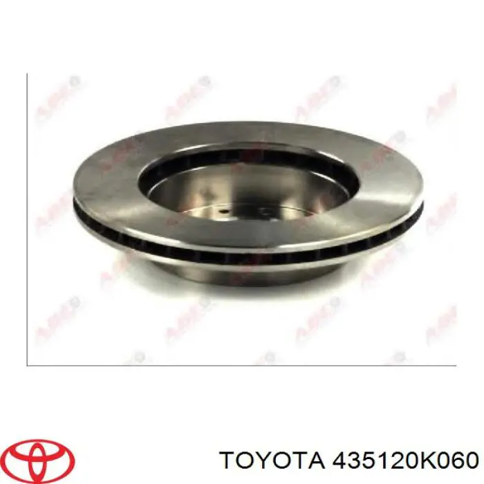 Диск переднього гальма Toyota 435120K060 ціна, від 50.68 USD