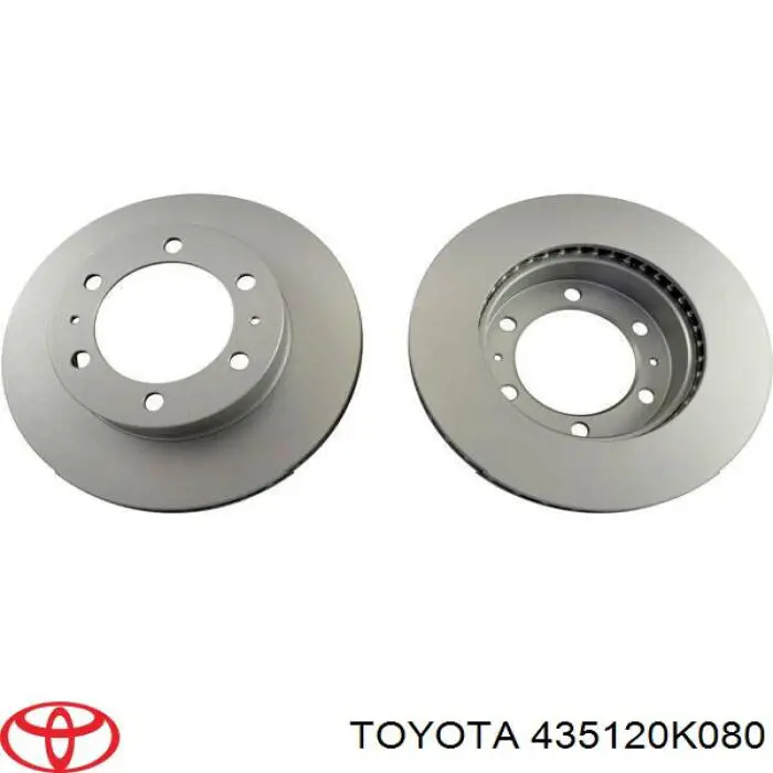 Диск гальмівний передній 435120K080 Toyota