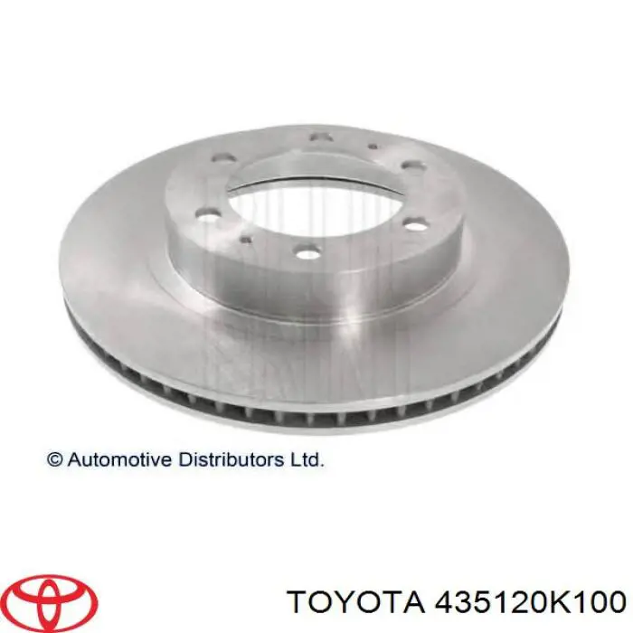Гальмівні диски передні 435120K100 Toyota