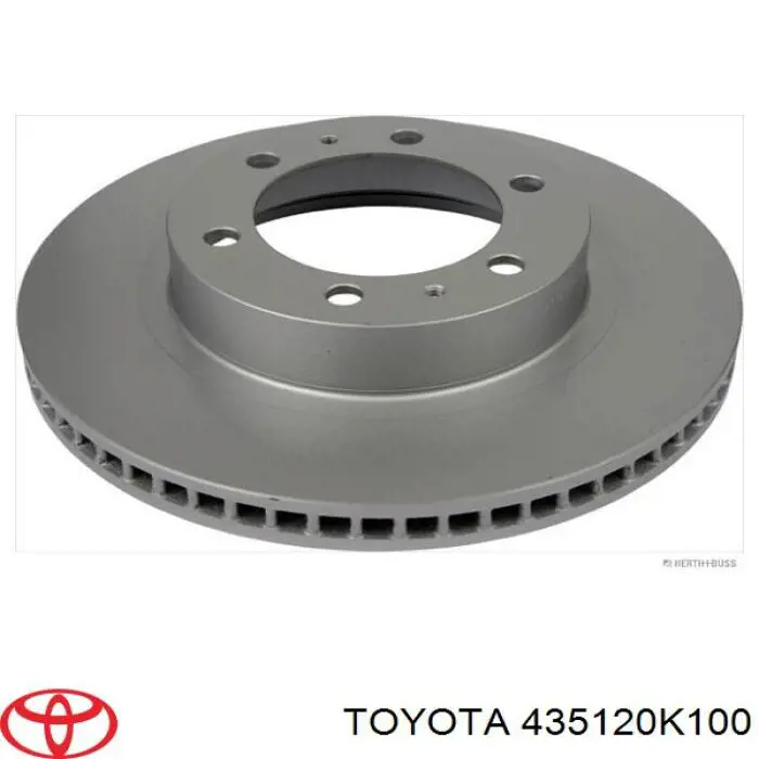 Диск переднього гальма Toyota 435120K100 ціна, від 46.23 USD