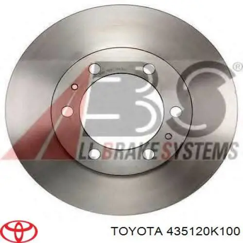 Купити 435120K100 Toyota Ротор гальмівний