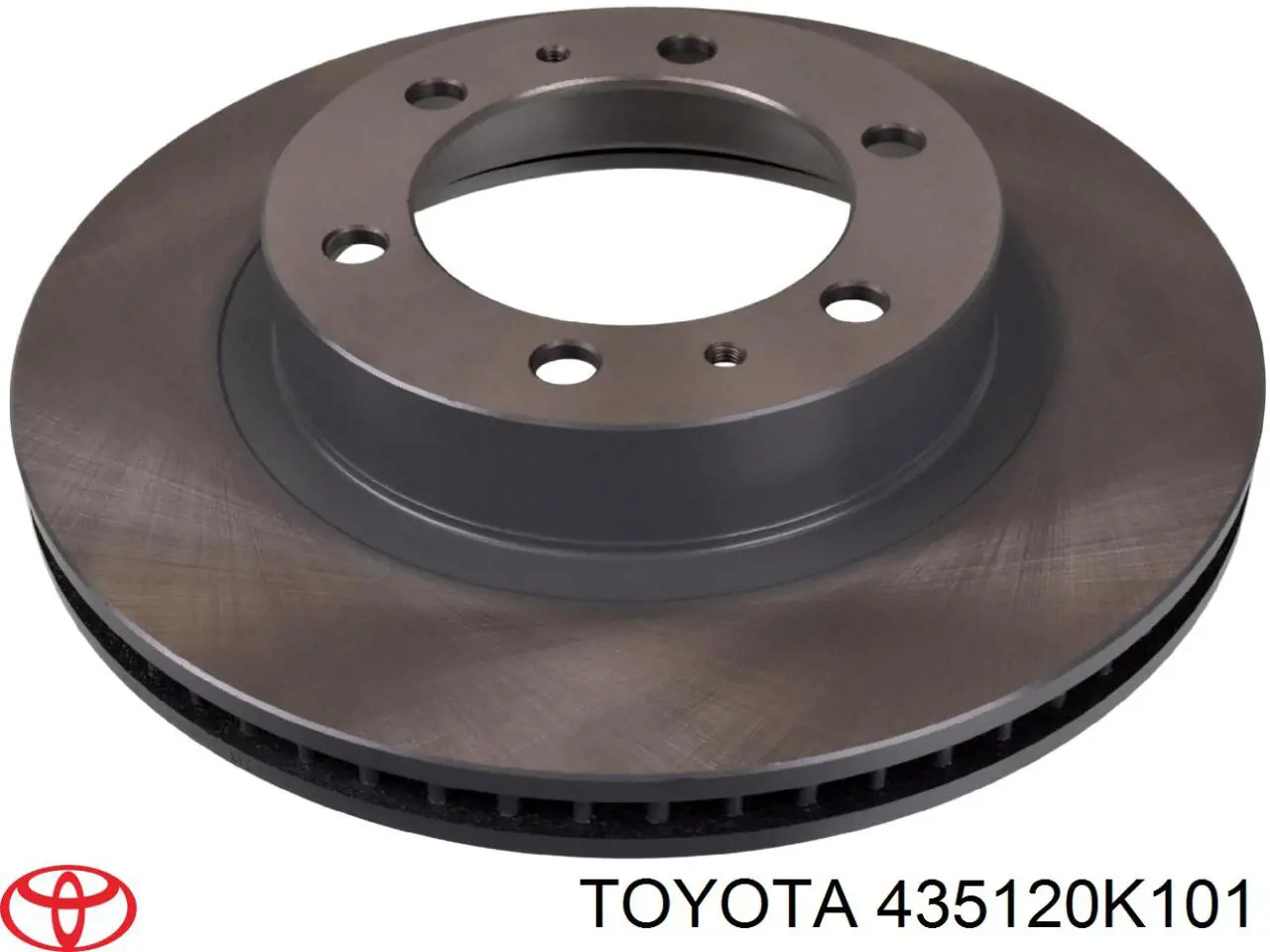 435120K101 Toyota Гальмо дискове переднє