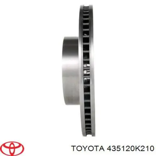 435120K210 Toyota Гальмо дискове переднє