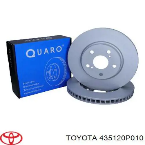 Диск переднього гальма Toyota 435120P010 ціна, від 51.00 USD