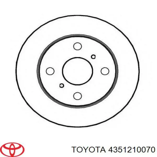 Купити 4351210070 Toyota Ротор гальмівний