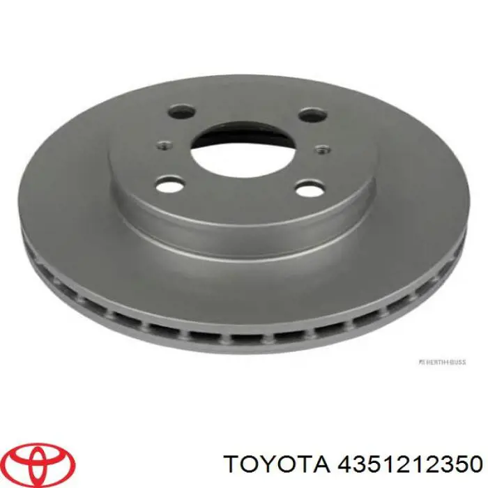 4351212350 Toyota диск гальмівний передній