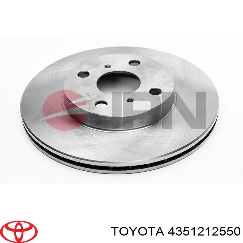 Диск гальмівний передній Toyota 4351212550