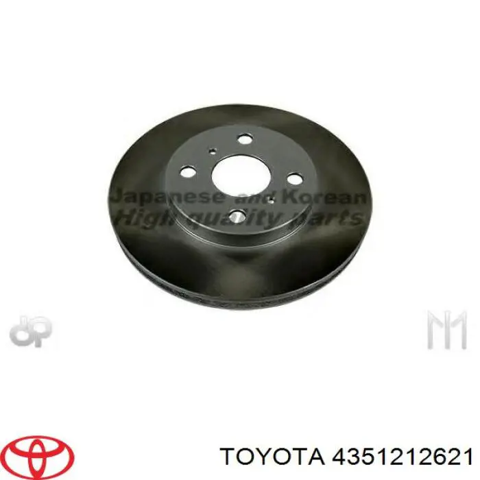 4351212621 Toyota Гальмо дискове переднє