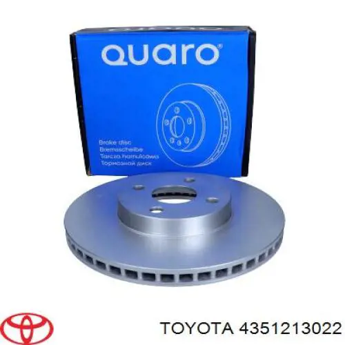 Диск гальмівний передній Toyota 4351213022