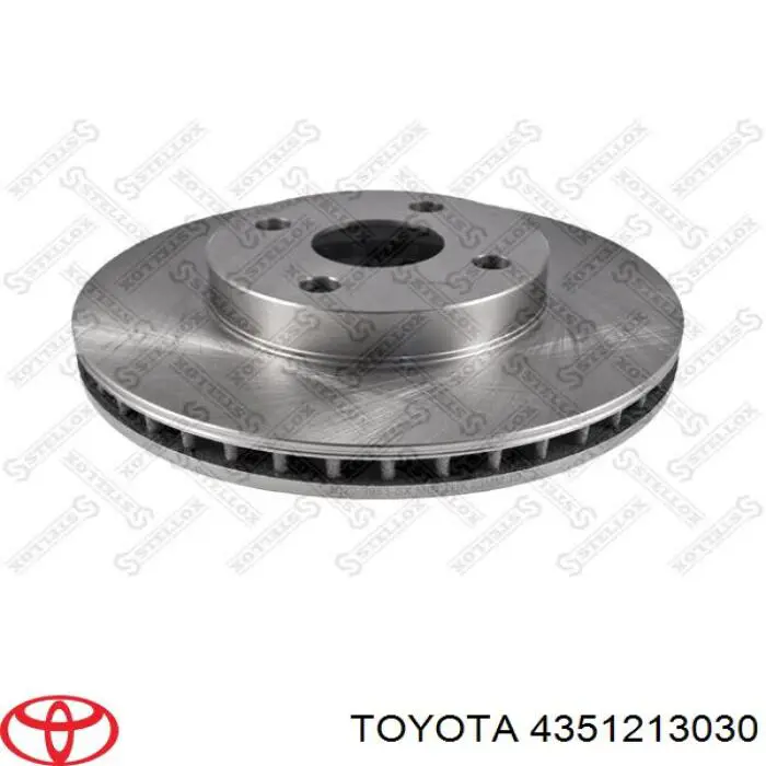 4351213030 Toyota Гальмо дискове переднє