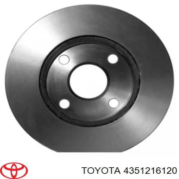Диск гальмівний передній Toyota 4351216120