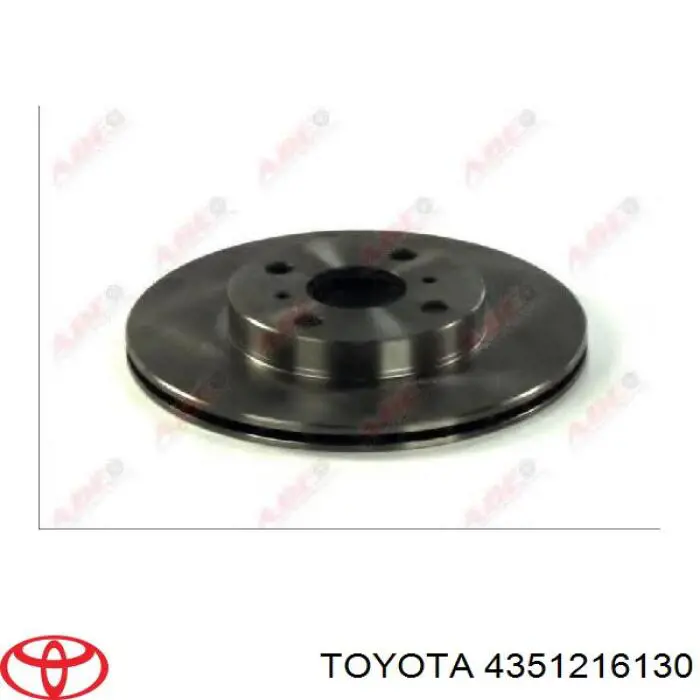 Диск переднього гальма Toyota 4351216130 ціна, від 18.75 USD