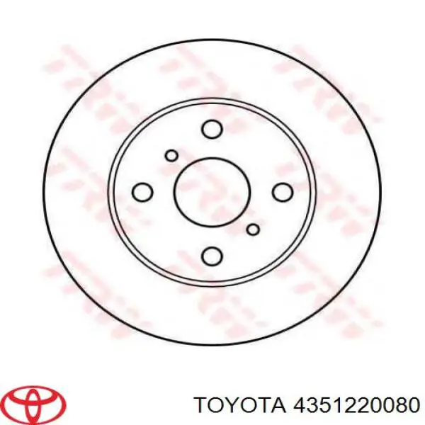 Купити 4351220080 Toyota Ротор гальмівний