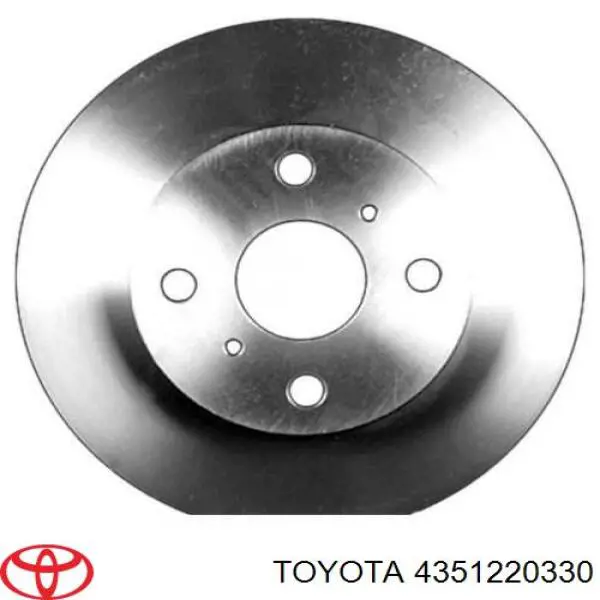 Диск переднього гальма Toyota 4351220330 ціна, від 22.75 USD