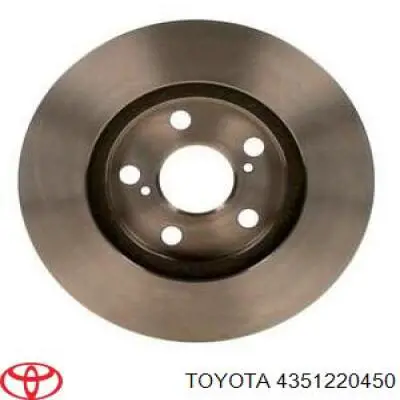Диск переднього гальма Toyota 4351220450 ціна, від 30.29 USD