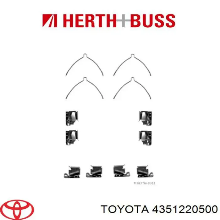 Диск переднього гальма Toyota 4351205020 ціна, від 23.95 USD