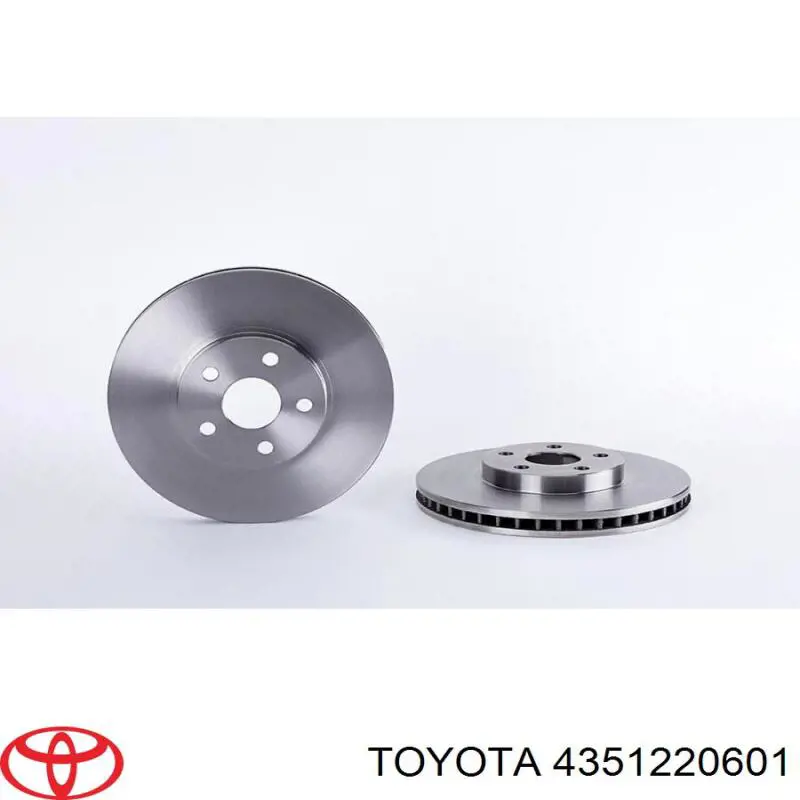 4351220601 Toyota Гальмо дискове переднє