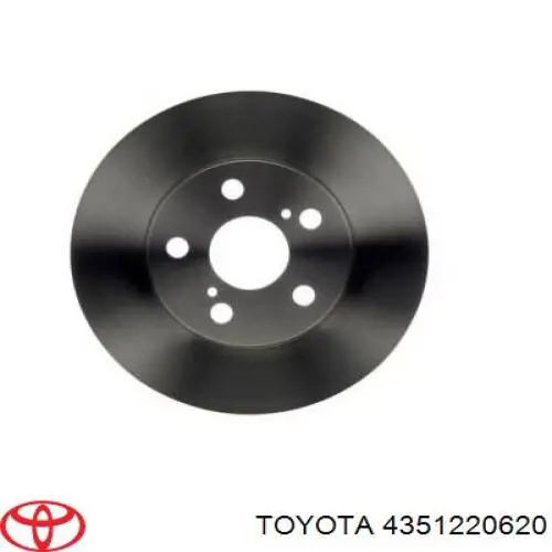4351220620 Toyota Гальмо дискове переднє