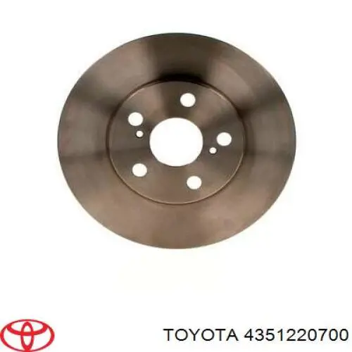 Диск гальмівний передній Toyota 4351220700