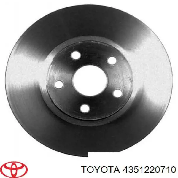Диск переднього гальма Toyota 4351220710 ціна, від 38.46 USD