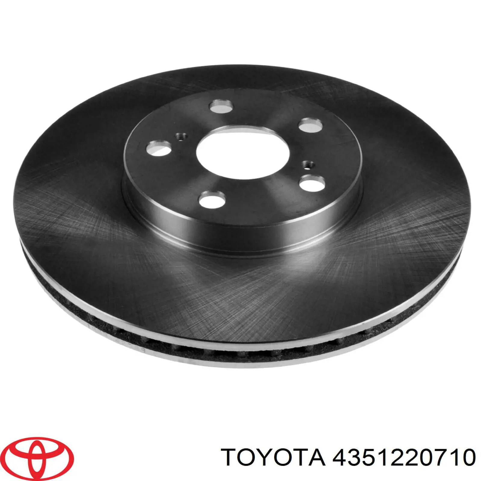 4351220710 Toyota диск гальмівний передній