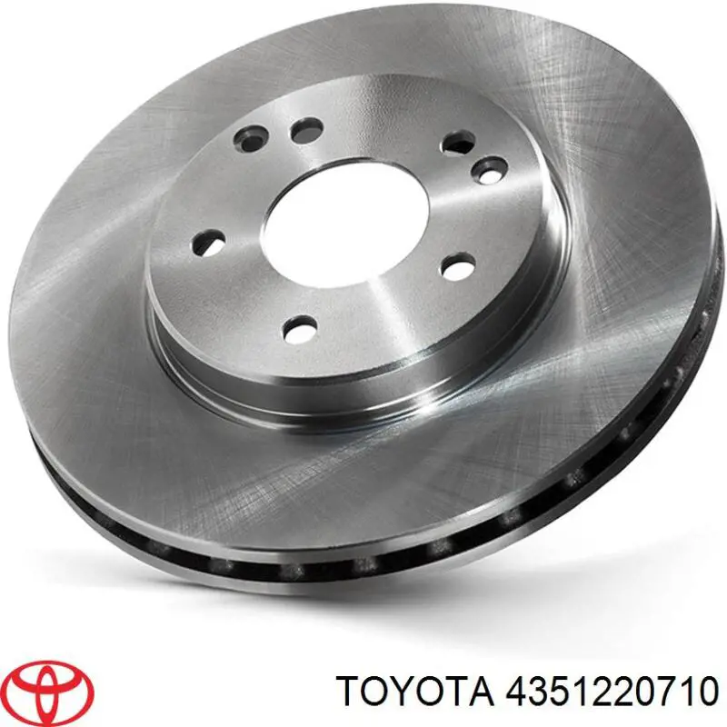 4351220710 Toyota Гальмо дискове переднє