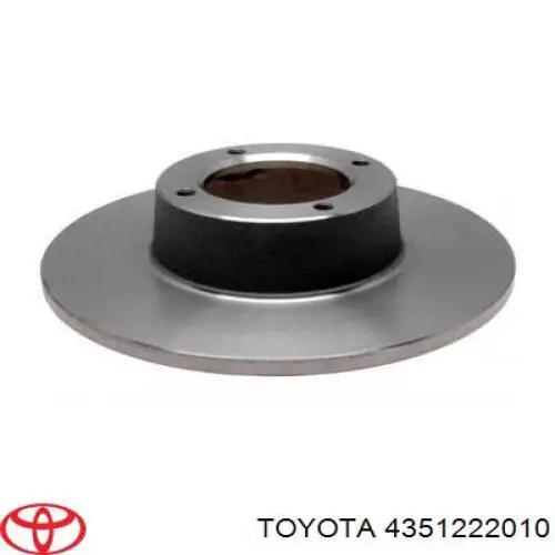 Диск переднього гальма Toyota 4351222010 ціна, від 51.44 USD