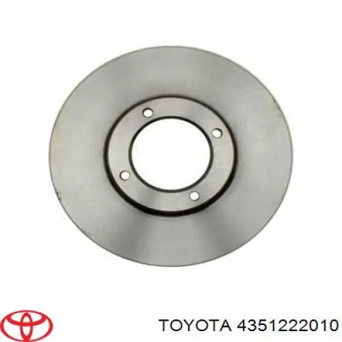 4351222010 Toyota диск гальмівний передній