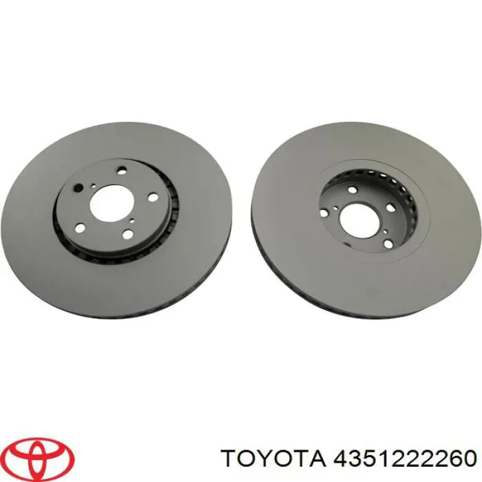Купити 4351222260 Toyota Ротор гальмівний