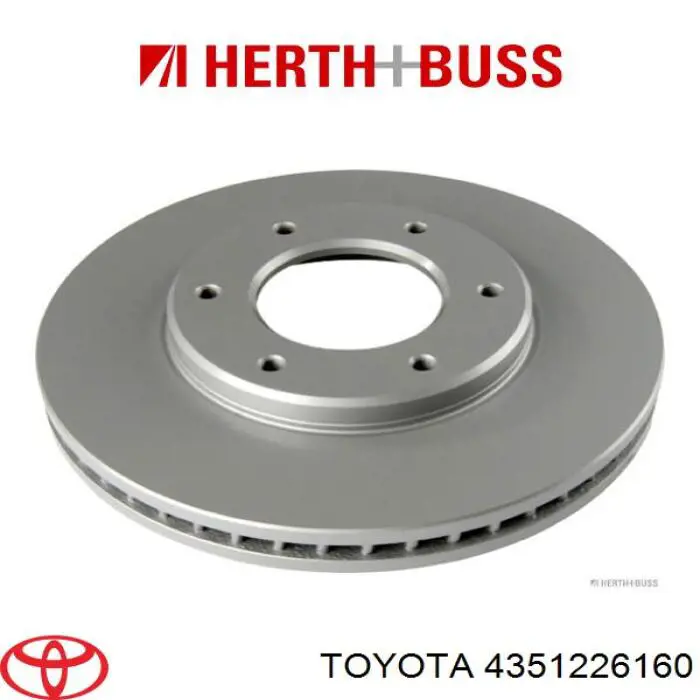 4351226160 Toyota диск гальмівний передній