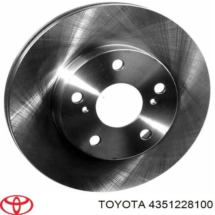 4351228100 Toyota Гальмо дискове переднє
