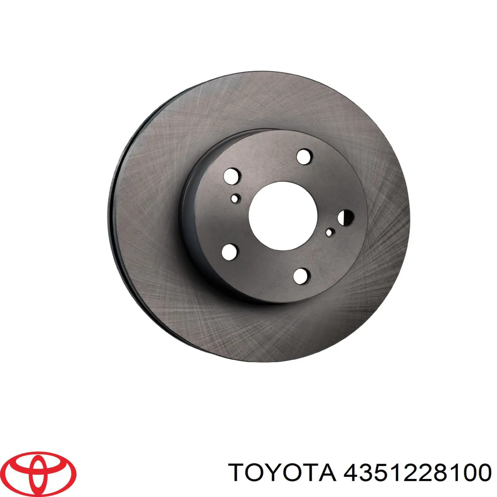 4351228100 Toyota Гальмо дискове переднє