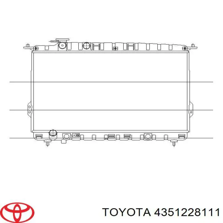 Диск переднього гальма Toyota 4351228111 ціна, від 20.08 USD